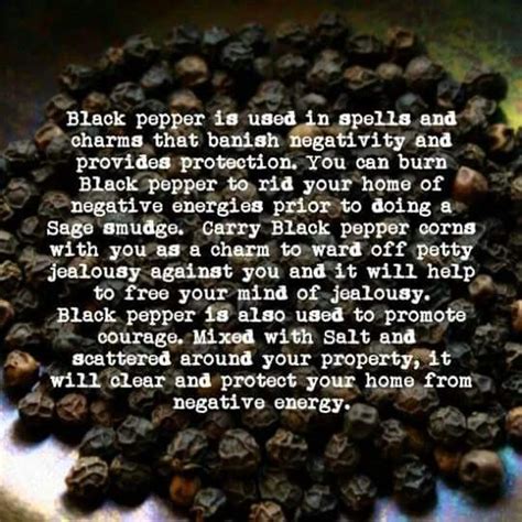 Black Pepper for Energy Cleansing: Purifying your Space with Magic
